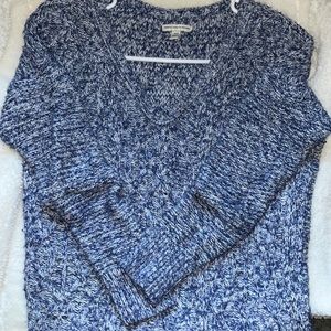 Blue Knit American Eagle Sweater